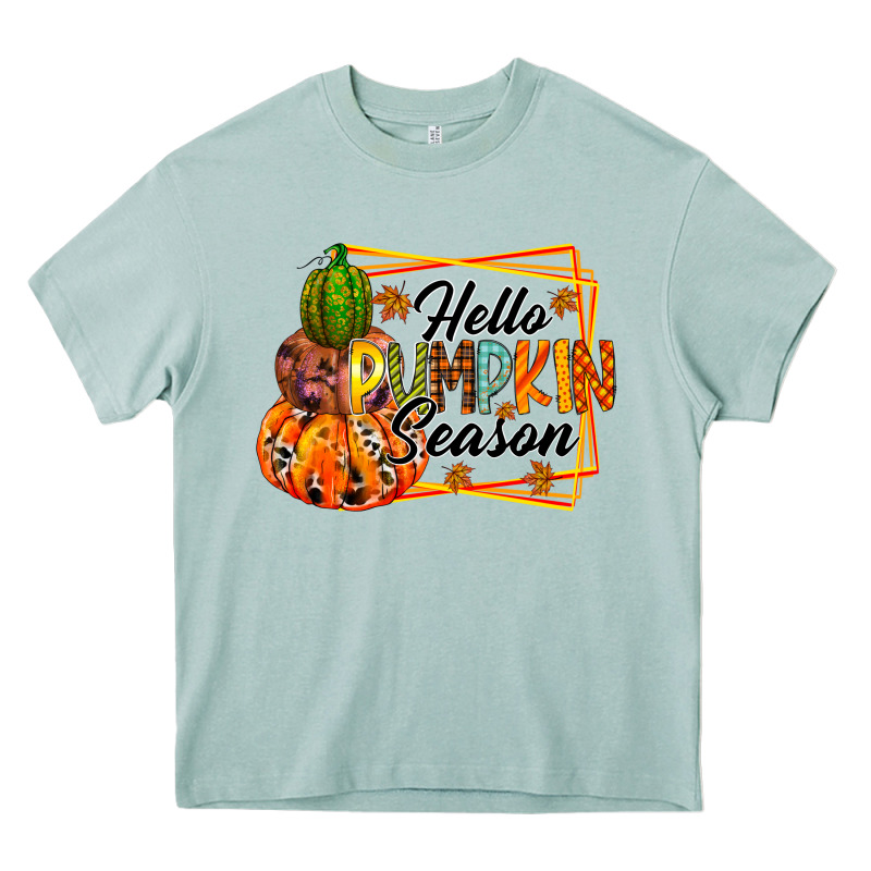 Hello Pumpkin Season Heavy Core Tee by RacoonDesign | Teevron