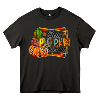 Asphalt hello pumpkin season Heavy Core Tee - RacoonDesign