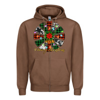 Chestnut merry christmas windmill Zipper Hoodie - Jasminsmagicworld