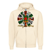 Sandshell merry christmas windmill Zipper Hoodie - Jasminsmagicworld