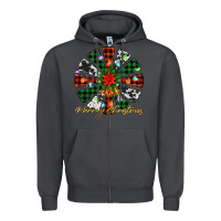 Smoke merry christmas windmill Zipper Hoodie - Jasminsmagicworld