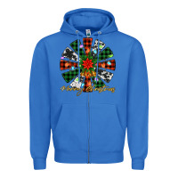 True Royal merry christmas windmill Zipper Hoodie - Jasminsmagicworld