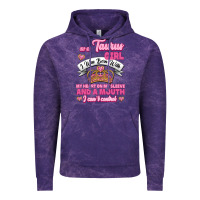 Cloud Purple as a taurus girl zodiac girls Vintage Hoodie - Jasminsmagicworld