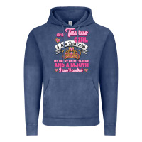 Vintage Denim as a taurus girl zodiac girls Vintage Hoodie - Jasminsmagicworld