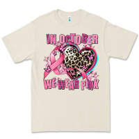 Bone western leopard  in october we wear pink heart Premium Tee - AdoDesignShop