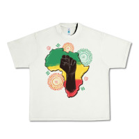Pistachio africa map Urban Heavy Tee - MaliasSmallBusiness