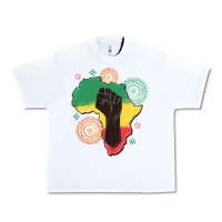 White africa map Urban Heavy Tee - MaliasSmallBusiness