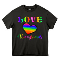 Asphalt love always wins Heavy Core Tee - HRA Design Shop