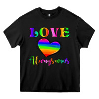 Black love always wins Heavy Core Tee - HRA Design Shop