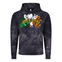 Cloud Black ireland flag Vintage Hoodie - NancyCooperArtShop