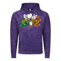 Cloud Purple ireland flag Vintage Hoodie - NancyCooperArtShop