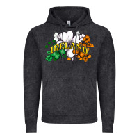 Vintage Black ireland flag Vintage Hoodie - NancyCooperArtShop