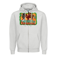 Dove Grey merry christmas cactus Zipper Hoodie - Jasminsmagicworld