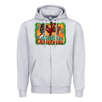 Heather Grey merry christmas cactus Zipper Hoodie - Jasminsmagicworld