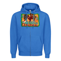 True Royal merry christmas cactus Zipper Hoodie - Jasminsmagicworld