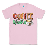 Bubblegum Pink coffee weather Classic Tee - MaliasSmallBusiness