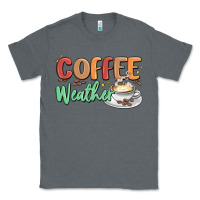 Charcoal Heather coffee weather Classic Tee - MaliasSmallBusiness