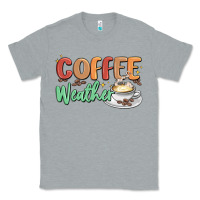 Heather Grey coffee weather Classic Tee - MaliasSmallBusiness