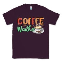 Plum coffee weather Classic Tee - MaliasSmallBusiness