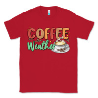 Red coffee weather Classic Tee - MaliasSmallBusiness