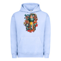 Pigment Grape Ice Let's get lit Urban Hoodie - FaDigitalArtStudio