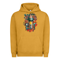 Pigment Peanut Butter Let's get lit Urban Hoodie - FaDigitalArtStudio