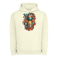 Pigment Pistachio Let's get lit Urban Hoodie - FaDigitalArtStudio