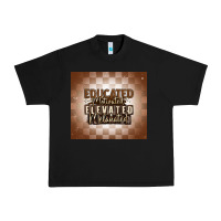 Black educated motivated elevated melanated Urban Heavy Tee - MaliasSmallBusiness