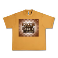 Peanut Butter educated motivated elevated melanated Urban Heavy Tee - MaliasSmallBusiness