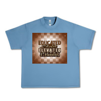 Pebble Blue educated motivated elevated melanated Urban Heavy Tee - MaliasSmallBusiness