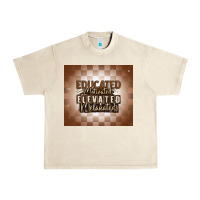 Sandshell educated motivated elevated melanated Urban Heavy Tee - MaliasSmallBusiness