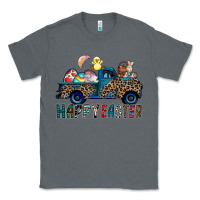 Charcoal Heather Happy Easter truck Classic Tee - CowhideDigitalArt