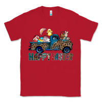 Red Happy Easter truck Classic Tee - CowhideDigitalArt