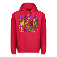Cardinal Little miss Mardi Gras Premium Hoodie - HowdyJamesFarm