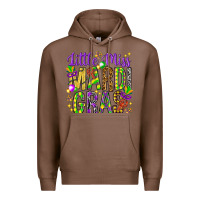 Chestnut Little miss Mardi Gras Premium Hoodie - HowdyJamesFarm