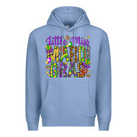 Colony Blue Little miss Mardi Gras Premium Hoodie - HowdyJamesFarm