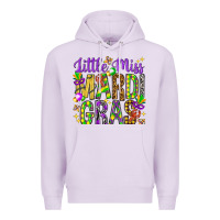 Lilac Little miss Mardi Gras Premium Hoodie - HowdyJamesFarm