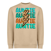 Mushroom auntıe with lightning bolt Heavyweight Sweatshirt - MaliasSmallBusiness