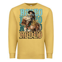 Antique Gold Rodeo kid Cowboy midilli horse Premium Sweatshirt - HowdyJamesFarm