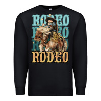 Black Rodeo kid Cowboy midilli horse Premium Sweatshirt - HowdyJamesFarm
