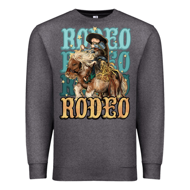 Rodeo Kid Cowboy Midilli Horse Premium Sweatshirt by HowdyJamesFarm | Teevron