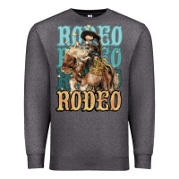 Charcoal Heather Rodeo kid Cowboy midilli horse Premium Sweatshirt - HowdyJamesFarm