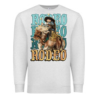 Oatmeal Heather Rodeo kid Cowboy midilli horse Premium Sweatshirt - HowdyJamesFarm