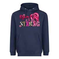 Navy brave and strong Heavyweight Hoodie - NancyCooperArtShop