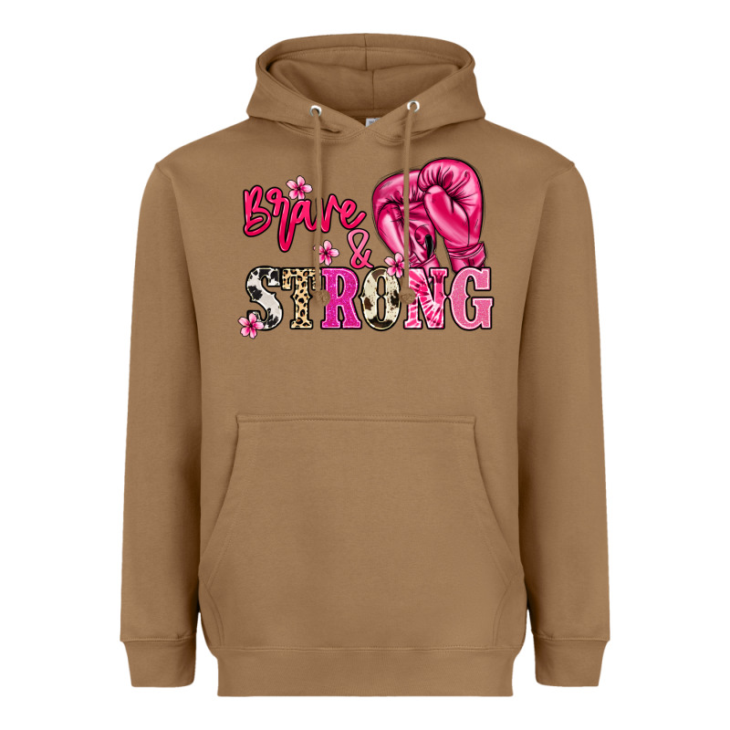 Brave And Strong Heavyweight Hoodie by NancyCooperArtShop | Teevron