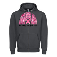 Smoke in october we wear pink breast cancer awareness rainbow Zipper Hoodie - Jasminsmagicworld