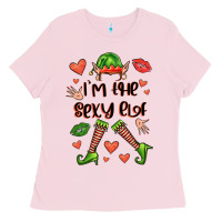 Bubblegum Pink im the sexy elf Ladies Tee - FaDigitalArtStudio
