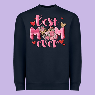 Best Mom Ever Heavyweight Sweatshirt Designed By Maliassmallbusiness