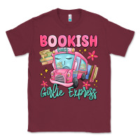 Burgundy bookish girlie express Classic Tee - MaliasSmallBusiness
