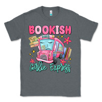 Charcoal Heather bookish girlie express Classic Tee - MaliasSmallBusiness